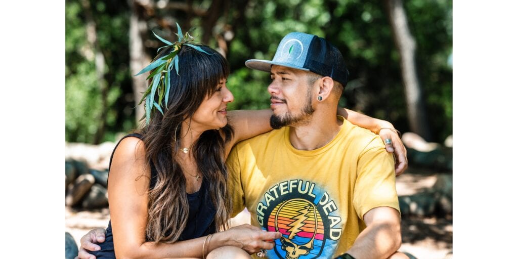 Couple sharing a warm moment during Boulder Photography Services portrait session